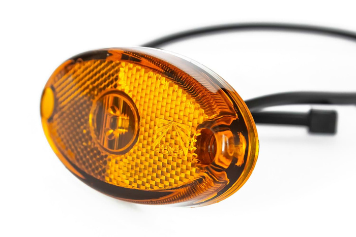 ASPÖCK FLATPOINT II LED-es helyzetjelző lámpa, narancssárga, univerzális