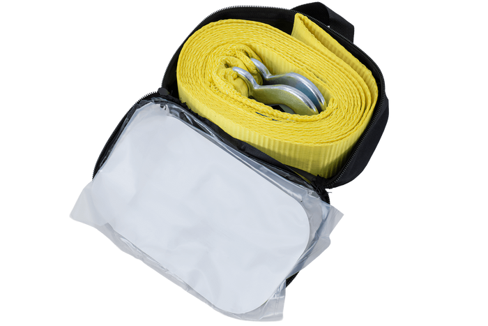 UNITRAILER vontatókötél horgokkal, vontatópánt 5m/50mm/4t sárga