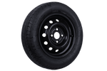 OUTLET Koło do przyczepki OPONA LINGLONG 155/70 R13 75N FELGA UNITRAILER czarna 4Jx13" 4x100 ET:30