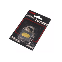 38 mm-es HERMON öntöttvas lakat, 4,5 mm-es szemátmérővel