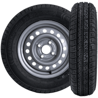 Két kerék szett utánfutóhoz KENDA GUMIABRONCS 155/80 R13 84N KENDA FELNI 4Jx13"H2 4x100 ET:30