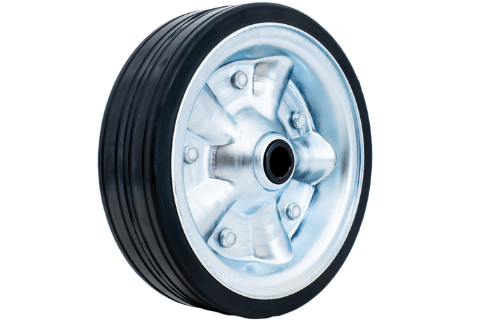 Pótkerék a KNOTT 405641.001 jockey kerékhez, tömör gumiból, 200x60 mm