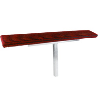 UNITRAILER lapos oldaltámasz, 59 cm hosszú, 8 cm magas, csónakutánfutóhoz