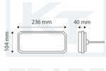 TT Technology TT.12555 LED hátsó lámpák 5 funkcióval bal+jobb