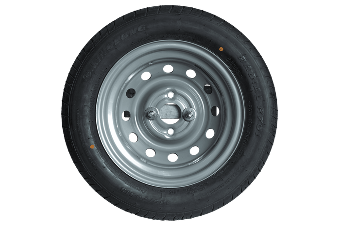 Pótkerék utánfutóhoz konzollal LINGLONG GUMIABRONCS 155/70 R13 75N UNITRAILER FELNI 4Jx13"H2 4x100 ET:30