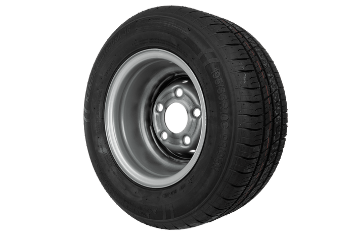 Megerősített pótkocsi kerék KENDA GUMIABRONCS 195/55 R10C 98/96N KENDA FELNI 6Ix10"H2 5x112 ET:-4