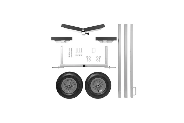 ProPlus 740024CR szállítókocsi könnyű hajók szállításához, 70 kg-os pontonnal