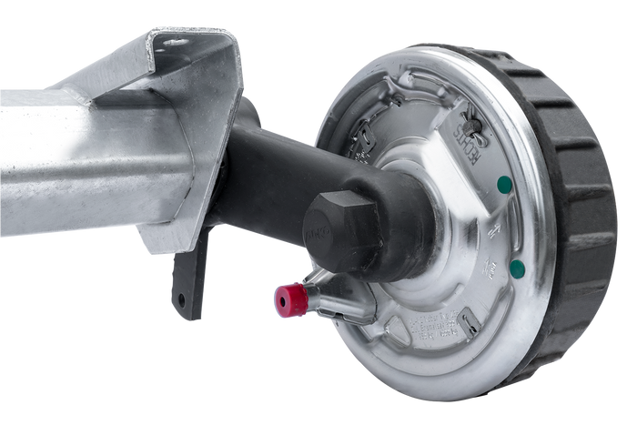 AL-KO COMPACT fékező tengely pótkocsihoz/szállítóhoz 1800kg 1535mm 2035mm 5x112