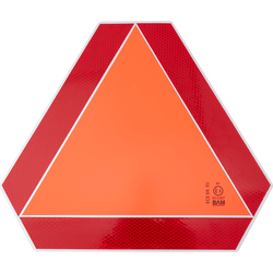 HERMON fényvisszaverő tábla, lassan mozgó elakadásjelző háromszög, 360x415mm