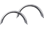 Két darabos sárvédő készlet 15-16"-os DE HAAN HR 2480 utánfutóhoz, 800/240 mm-es kerékívekkel