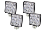 Négy darabos LED munkalámpa szett, reflektorral, HERMON LLP16MINI 16xLED 2880lm