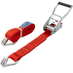 UNITRAILER 4m/50mm/5t piros szállítószalag feszítővel