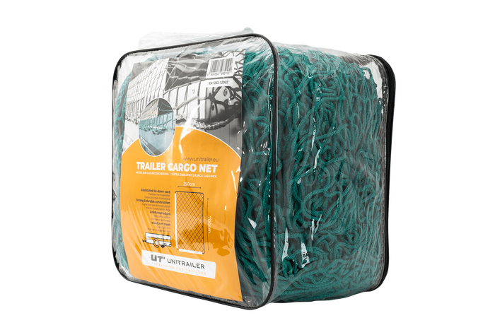 Szállítóháló UNITRAILER pótkocsihoz, a pótkocsi rakományának rögzítésére 350x700cm