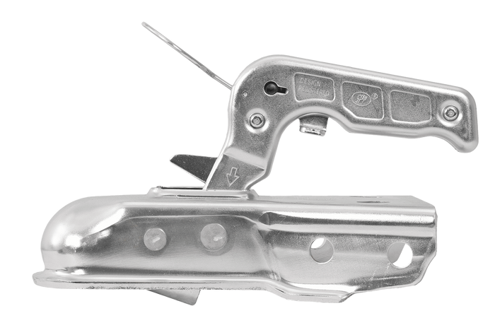 STEELPRESS ZSK-0750K gömbfejes vonóhorog 750 kg-os pótkocsihoz V-típusú vonórúddal