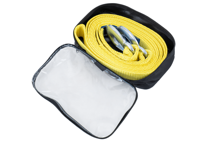 UNITRAILER vontatókötél horgokkal, vontatópánt 5m/50mm/7.5t sárga