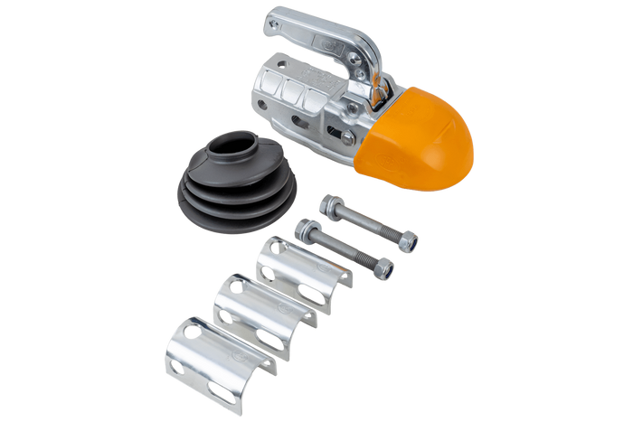 STEELPRESS BC-3000C-00-00+Z3 gömbfejes vonóhorog 3000 kg-os pótkocsihoz, 35-50 mm-es csővonórúddal, öntöttvas