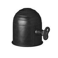 ProPlus 344162 vonóhorog gömbfej fedél fekete zárral