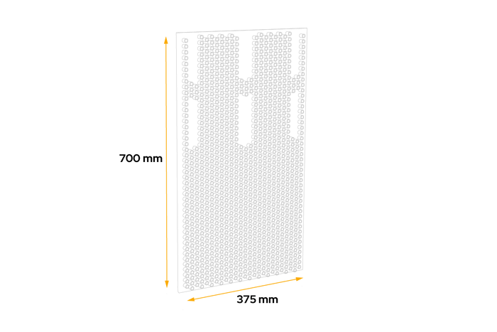 DOMAR DK5110 sárvédő pótkocsikhoz és félpótkocsikhoz 375×700 mm