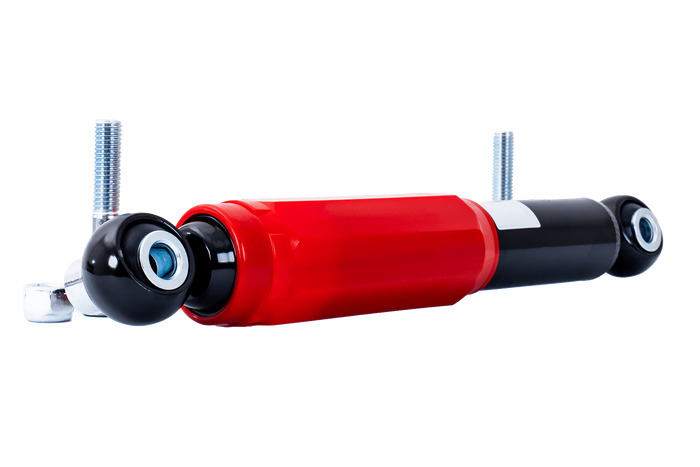 PIVEXIN hidraulikus lengéscsillapító pótkocsi tengelyekhez 1800-3500 kg-os tengelyekhez, egyes és tandem tengelyekhez