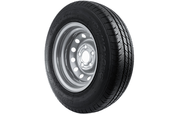 Két megerősített kerék szett pótkocsihoz LINGLONG GUMIK 165/80 R13C 96/94N UNITRAILER FELNIK 4.5Jx13"H2 5x112 ET:30