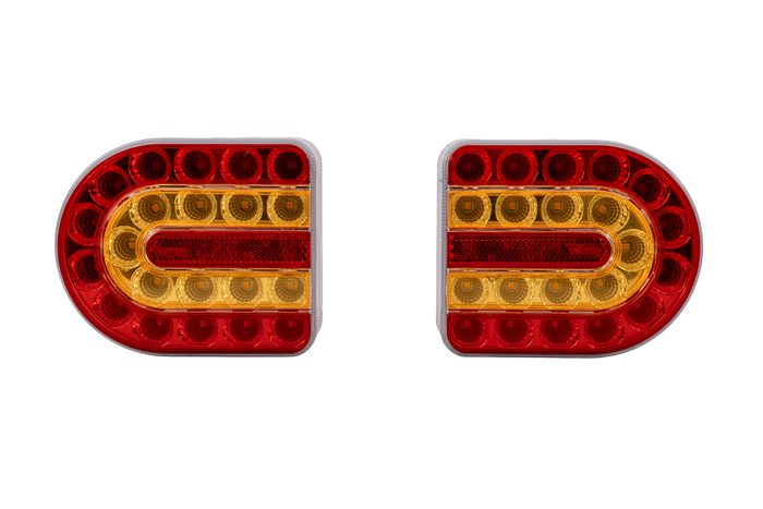 SPAREX CONNIX S.130977 LED hátsó lámpák 4 funkciós bal + jobb, vezeték nélküli, mágneses