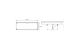 TruckLED L1871 LED NEON DYNAMIC hátsó lámpa 6 funkció bal