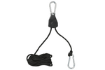 Két darabos ProPlus 320054 drótkötélcsörlő készlet, drótkötélemelő racsnis hajtókarral, 2,5 m, 68 kg