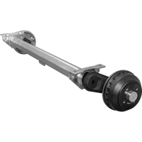 AL-KO COMPACT fékező tengely pótkocsihoz/szállítóhoz 1000kg 1180mm 1560mm 4x100