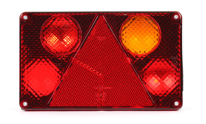 Hátsó lámpa WAŚ W21P 6 funkciós jobb oldali