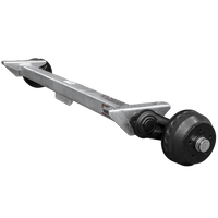 KNOTT VGB15M/MV fékezett tengely pótkocsihoz/szállítóhoz 1500kg 1400mm 1850mm 5x112