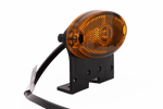 ASPÖCK FLATPOINT II LED-es helyzetjelző lámpa, narancssárga, univerzális, tartóval