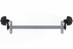 KNOTT VGB15M/MV fékezett tengely pótkocsihoz/autószállítóhoz 1500kg 1300mm 1770mm 5x112