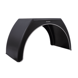 Dupla sárvédő pótkocsihoz 15-16" DOMAR DK3120 lapos kerékív 1000/510mm fehér felnivel