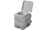 ProPlus 370415V01CR hordozható kemping WC, szürke, 10/20 literes