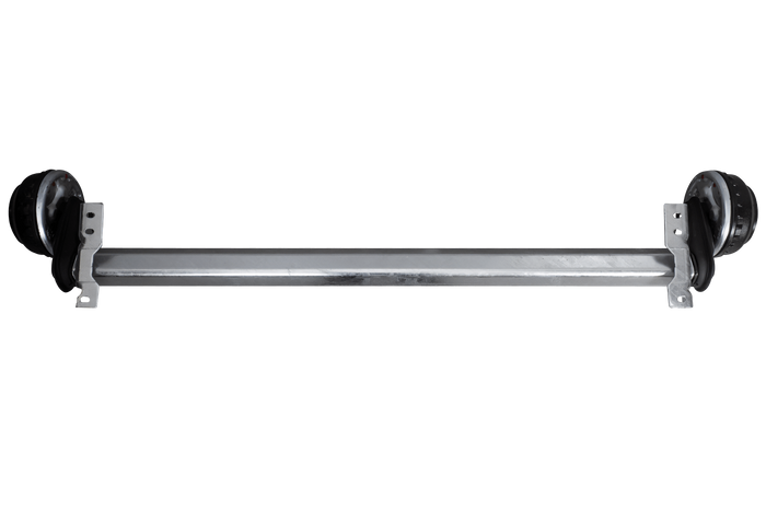 AL-KO COMPACT fékező tengely pótkocsihoz/szállítóhoz 1350kg 1400mm 1850mm 5x112