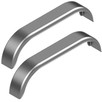 Két darabos tandem sárvédő készlet 14-15"-os utánfutóhoz DE HAAN THRV 22131 kerékívek 1310/220 mm