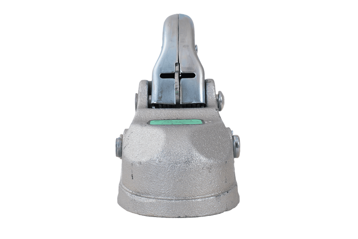 KNOTT K35-C gömbfejű vonóhorog 3500 kg-os pótkocsihoz, 60 mm-es öntöttvas csővonórúddal 