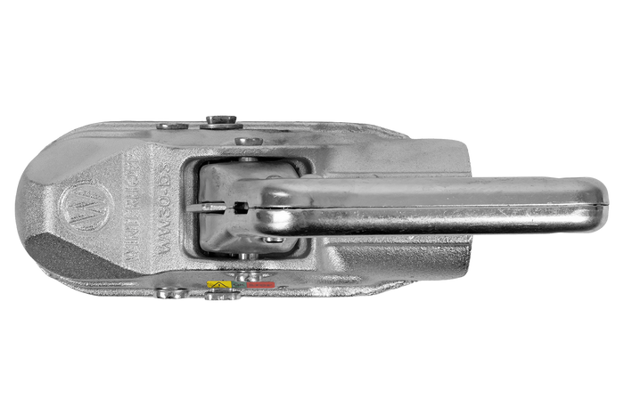 WINTERHOFF WW 30-D3-K1212 gömbfejű vonóhorog 3000 kg-os pótkocsihoz, 50-51 mm-es csővonórúddal, öntöttvas