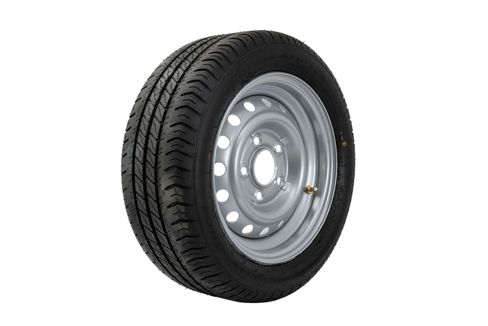 Megerősített pótkocsi kerék LINGLONG GUMIABRONCS 195/50 R13C 104/101N UNITRAILER FELNI 5.5Jx13"H2 5x112 ET:30