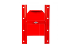 Piros gabonacsúszda UNITRAILER mezőgazdasági pótkocsikhoz 250x355mm