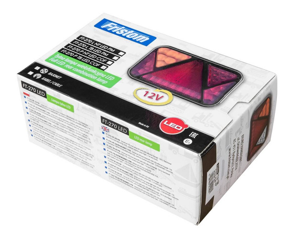 FRISTOM FT-270 LED hátsó lámpák 7 funkcióval bal + jobb