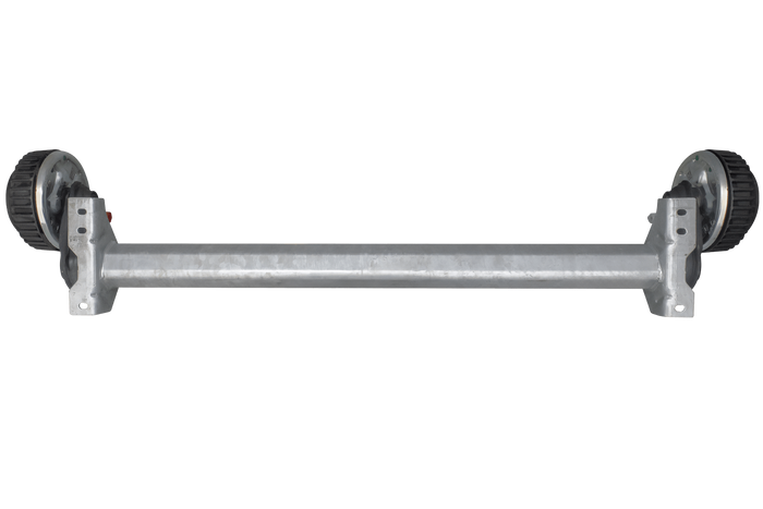 AL-KO COMPACT fékező tengely pótkocsihoz/szállítóhoz 1500kg 1260mm 1630mm 5x112