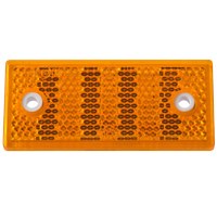 Téglalap alakú, lyukas reflektor NARANCS DOBPLAST 76x34mm reflektor