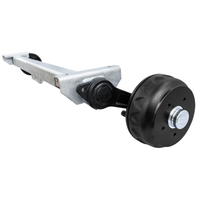 KNOTT VGB13 fékezett tengely pótkocsihoz/autószállítóhoz 1350kg 1300mm 1750mm 5x112