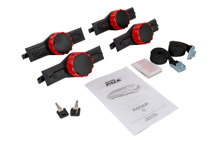 Inter Pack Monsun M tetőbox antracit matt