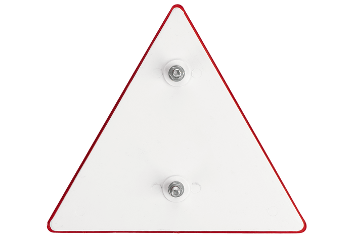 Piros fényvisszaverő figyelmeztető háromszög WAŚ fényvisszaverő