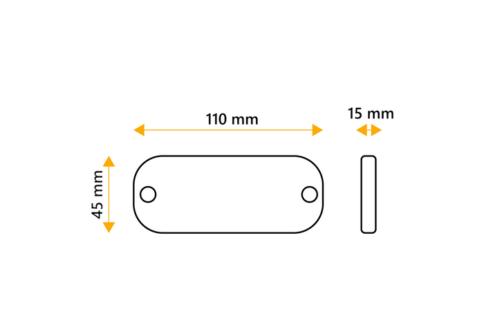 TT TECHNOLOGY TT.12016C LED-es helyzetjelző lámpa univerzális