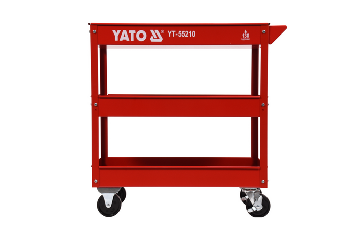 YATO YT-55210 3 szintes műhelykocsi, műhelyszekrény, 130kg, 79,5x79x37cm