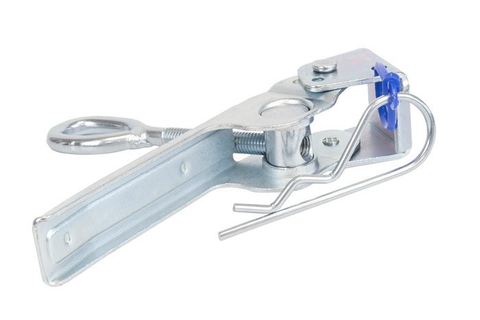 UNITRAILER pótkocsi vonóhorog, csat, csuklós oldalsó zár