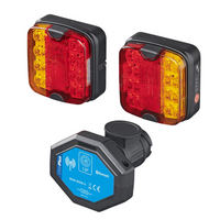 ProPlus LED 13 tűs hátsó lámpák 4 funkcióval, bal + jobb, mágneses, bluetooth-os